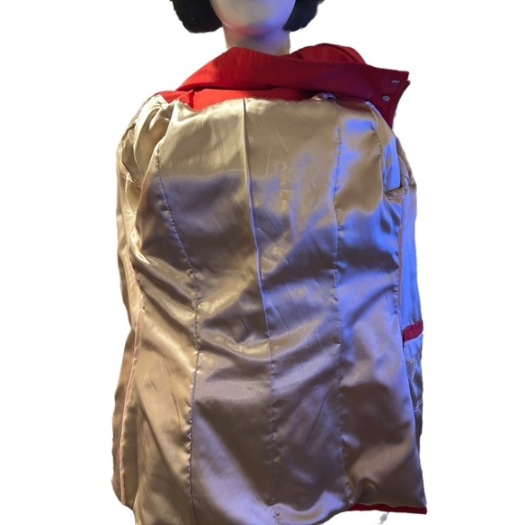 Calvin Klein Red Raincoat, NWOT, Size S - Picture 6 of 6